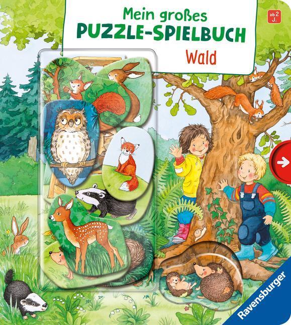 Mein Großes Puzzle-spielbuch: Wald | Mila Rulff | Buch | 12 S. |