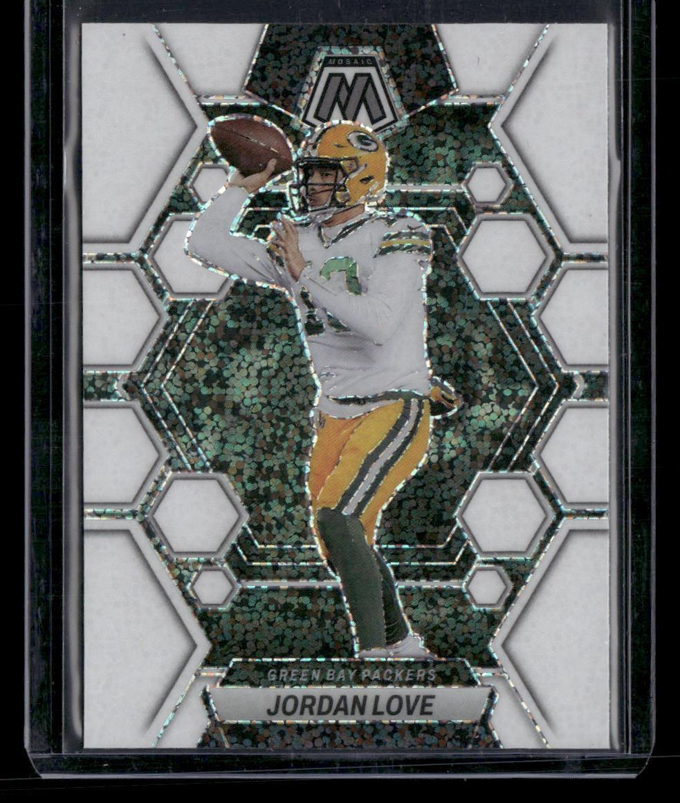 2023 Mosaic Jordan Love #83 White Sparkle Prizm