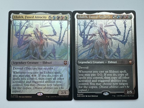 Ulalek, Fused Atrocity 0004 + 0147 Display Commander Foil Modern Horizons 3