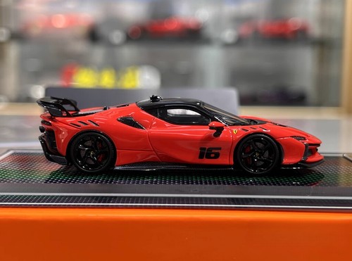 EY U2 1:64 rot #16 SF90XX Stradale Racing Sport Modell Diecast Resin Auto - Bild 3 von 11
