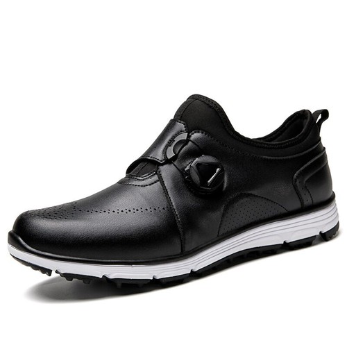 Zapatos de golf para hombre al aire libre impermeables zapatillas con cordones rápidos antideslizantes zapatos de golf - Imagen 17 de 21