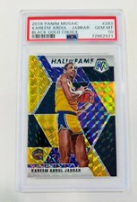 2019-20 Mosaic Choice Black Gold Kareem Abdul Jabbar 2/8 SSP PSA10