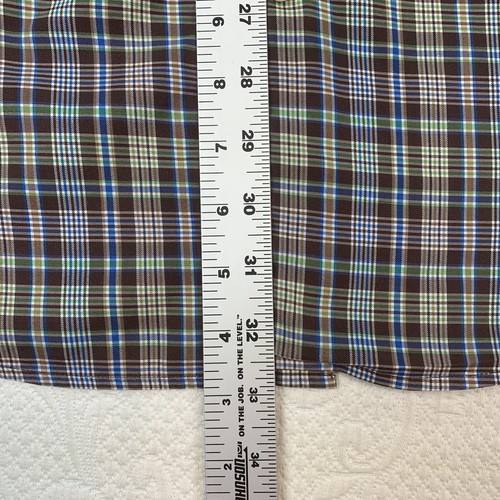 Camisa Peter Millar con Botones para Hombre Grande Mangas Largas Multicolor a Cuadros Algodón L - Imagen 8 de 13