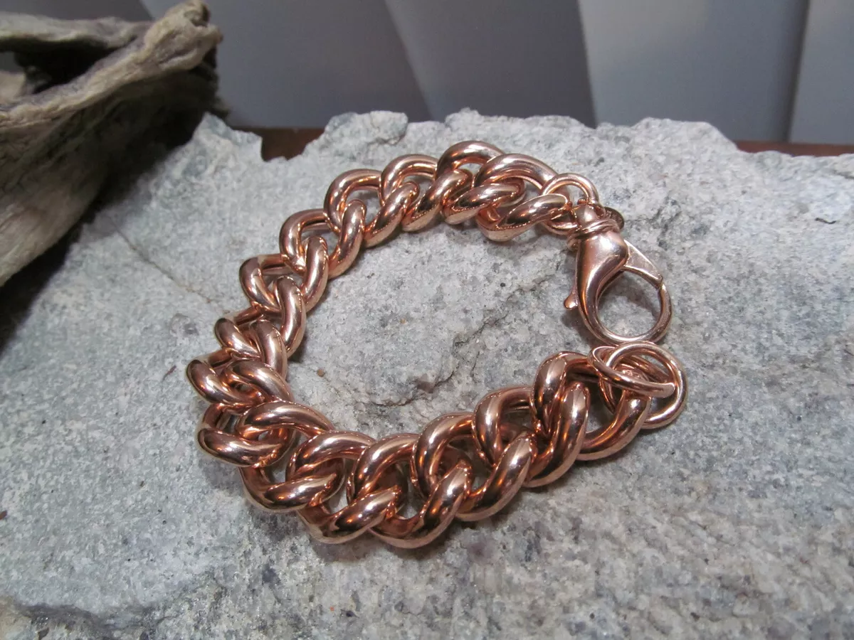 Mens copper chain bracelet deals