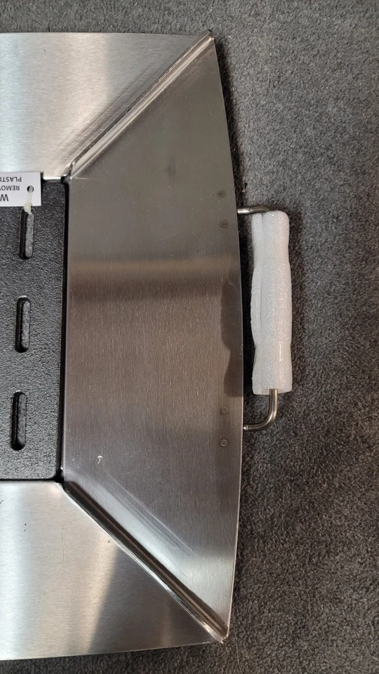 Barbacoa Carbón Compañero Sear Grill Plancha Acero Inoxidable Hierro Fundido Placa Foto 4 de 4