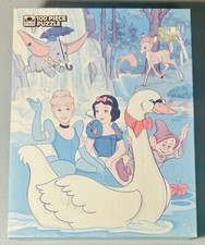 1986 Walt Disney Favorites 100 PC Puzzle Cinderella Snow White Dumbo Bambi NEW
