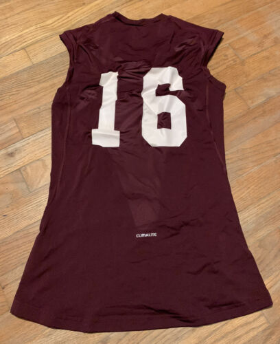 adidas Men’s TECHFIT Magnolia Football Compression Shirt Sz. M NEW #16 CLIMALITE - Picture 2 of 2