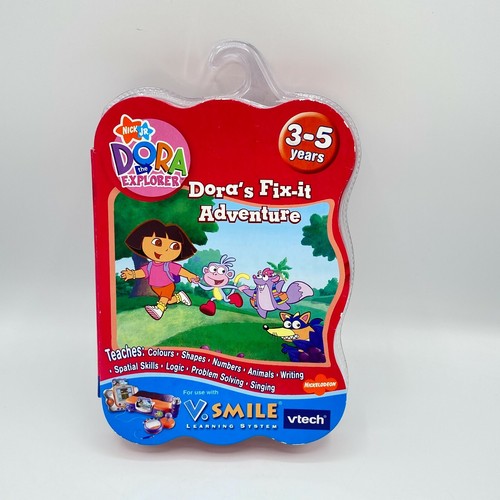 vtech vsmile game featuring dora the explorer doras fix it adventure