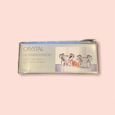 Crystal 2 pc. Candleholder Set by Alco Industries