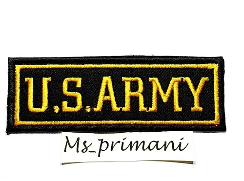Embroidered Military Army NASA style Iron On Sew On Patches Badges Various style - Picture 21 of 61