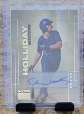 2024 Skybox Metal Universe Champions Ethan Holliday SSP Gold AUTOGRAPH.