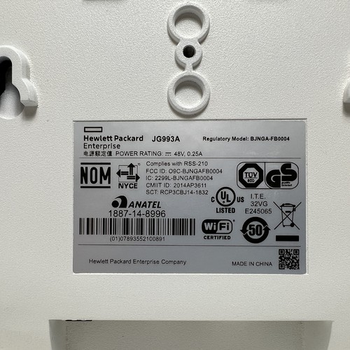 HPE HP JG993A 525 Wireless Dual Radio 802.11ac (AM) Access Point 866 Mbps - Picture 5 of 5
