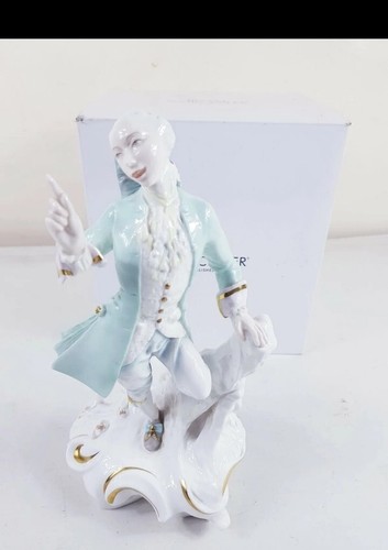 Rare Royal Worcester Figurine 1976 the age of elegance "the delittante" - Picture 2 of 12