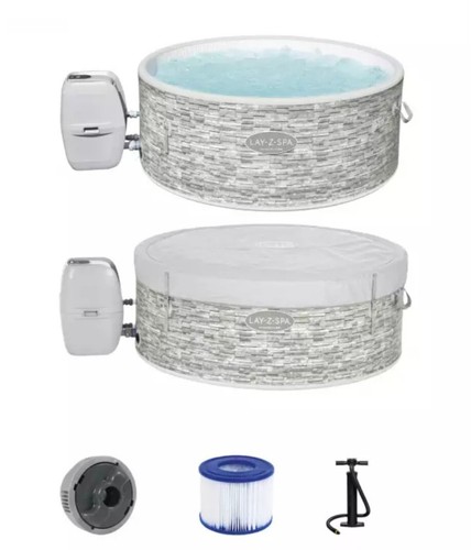 Bestway Whirlpool Lay-Z-Spa Vancouver 60027 Airjet 3-5 Pers. mit App 155x60cm - Bild 4 von 14