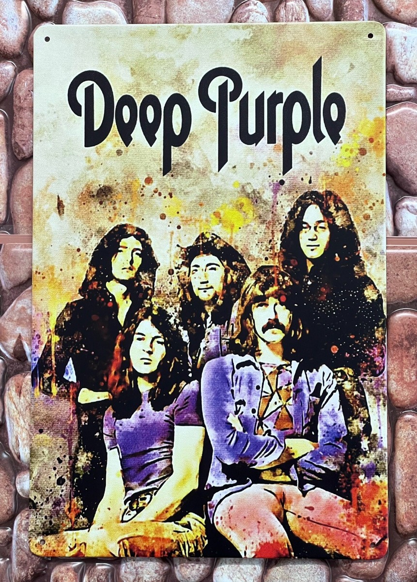 DEEP PURPLE MACHINE HEAD CONCERT TIN METAL POSTER | eBay