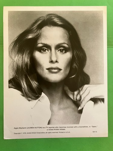 Lauren Hutton 8x10 Original Vintage Presse Headshot Foto