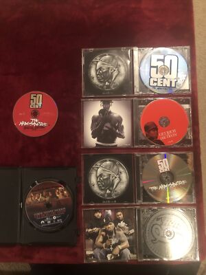 50 cent/G unit lot of 4 Cds plus “Get rich or die tryin” dvd
