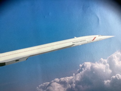 British Airways Concorde G-BOAG Original Werbung großes Foto Poster v1 - Bild 3 von 5