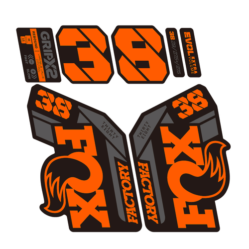 Fork Sticker for 2025 FOX 38 Factory step cast Mountain Bike Bicycle Cycling - Picture 12 of 41
