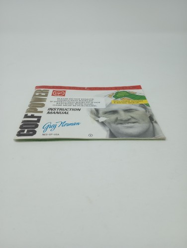 Greg Norman's Golf Power MANUAL ONLY (Nintendo Entertainment System, 1992) NES - Picture 6 of 11
