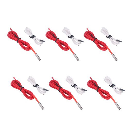 3D Printer Hotend Kit Accessories 6Pcs 12V 40W Heating Tube Pipe and 6Pcs - Picture 2 of 12