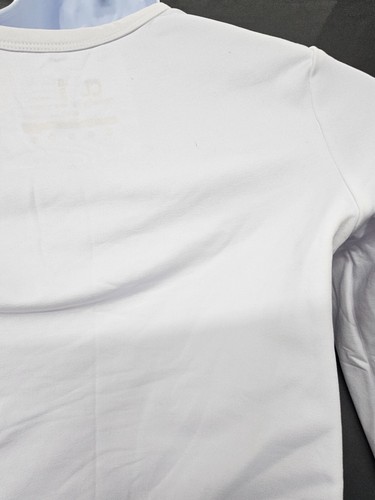 CL Convallaria Mens Thermal Shirt Long Sleeve Tops Fleece Athletic M White - Picture 8 of 10