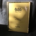Solid Brass Photo Frame. 5 x 7 inch