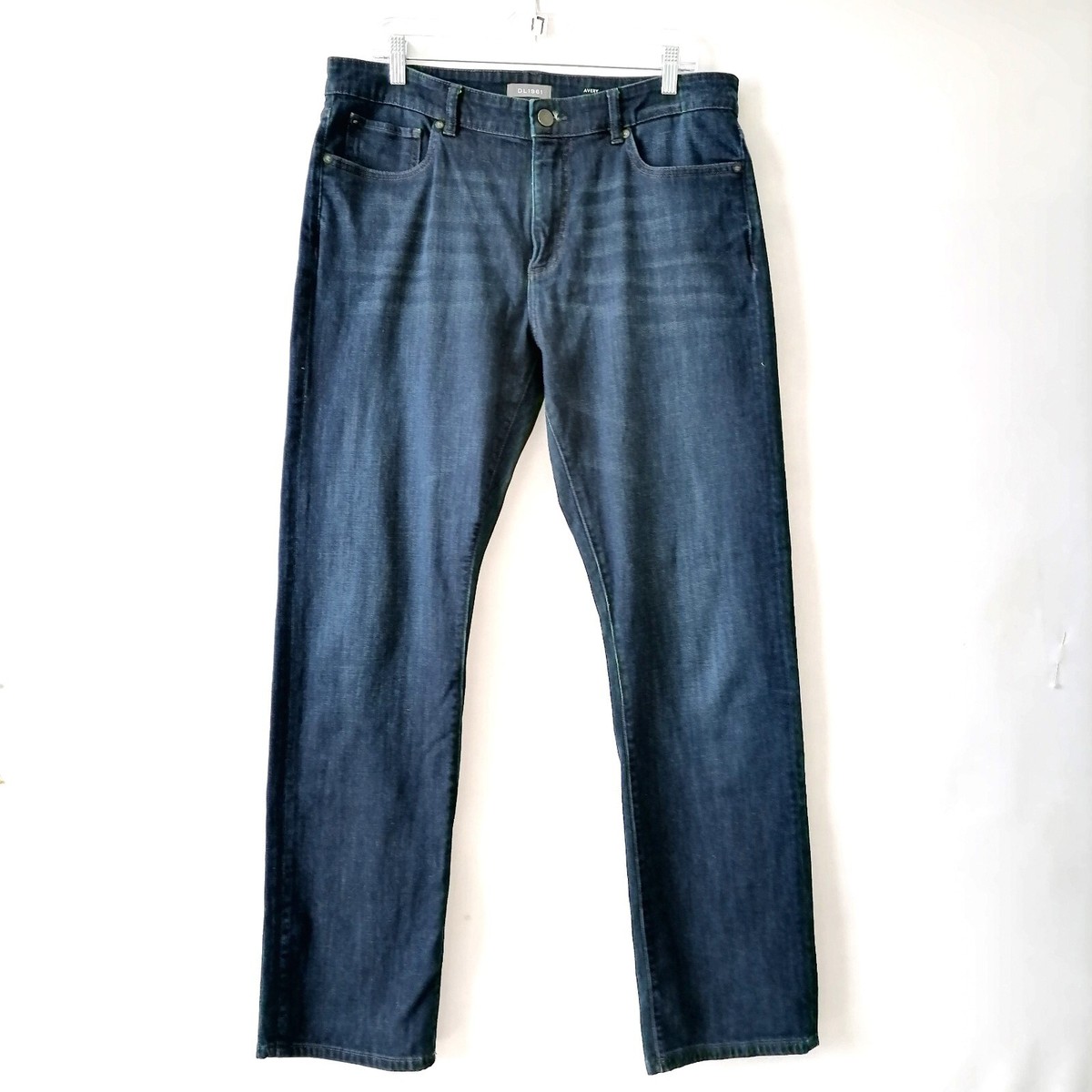 Vintage Calvin Klein Men Denim Blue Mid Rise Five Pocket Straight 