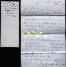 1846 Thomas Williams, Northumberland House to Duke re NEW CHURCH at ALNWICK