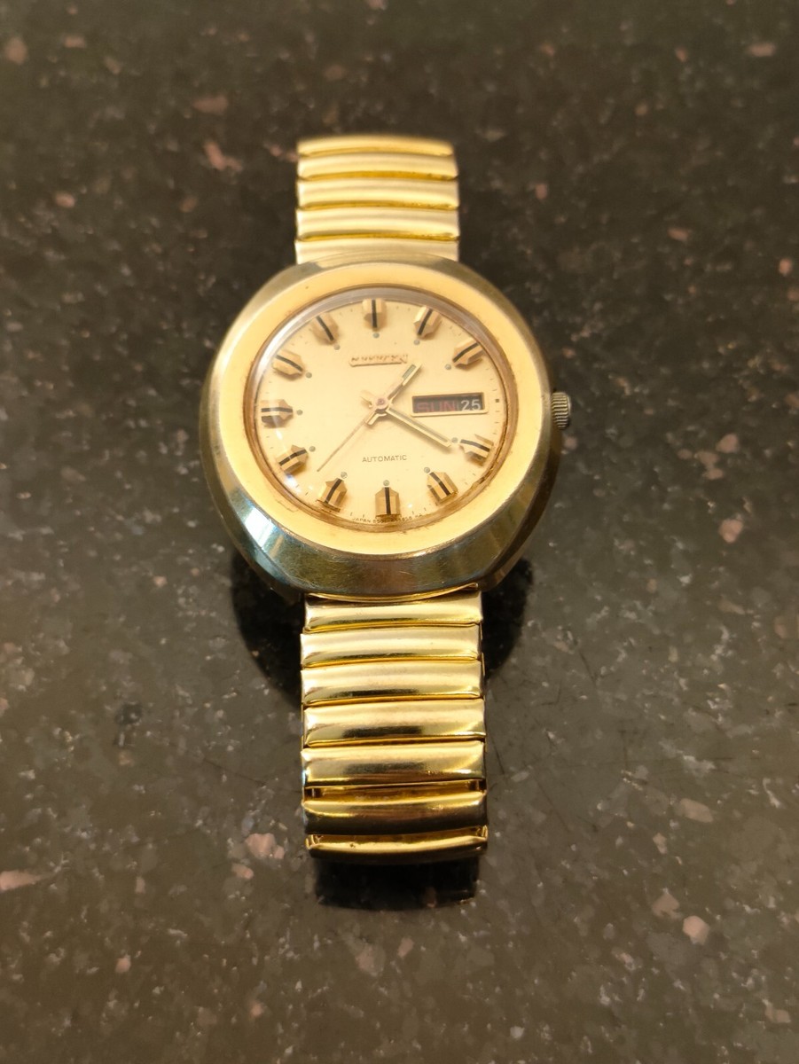 1980s Vintage Original Automatic Golden Citizen 17 Jewels GP 6501