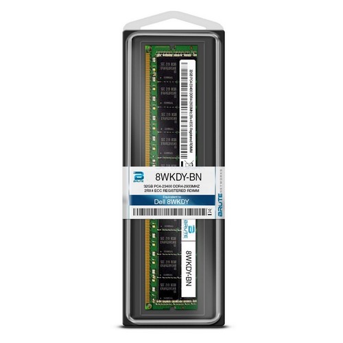 8WKDY - Dell Compatible 32GB PC4-23400 DDR4-2933MHz 2Rx4 1.2v ECC RDIMM - Picture 3 of 3