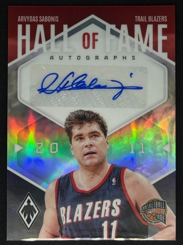 ARVYDAS SABONIS 2023-24 Panini Phoenix Hall of Fame Autographs Auto #HFA-AVD