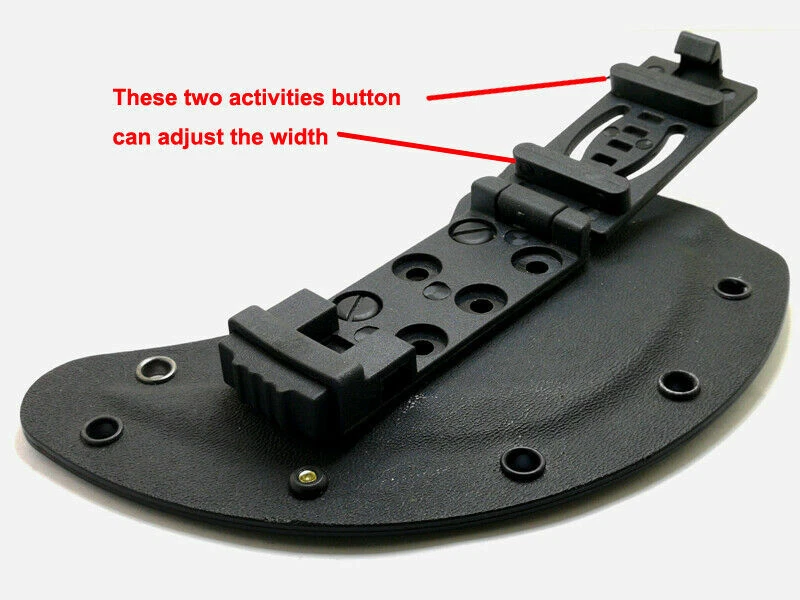 3 color Mini Tactical Belt Clip kydex Holster Sheath with Rust screws - Image 2 of 4