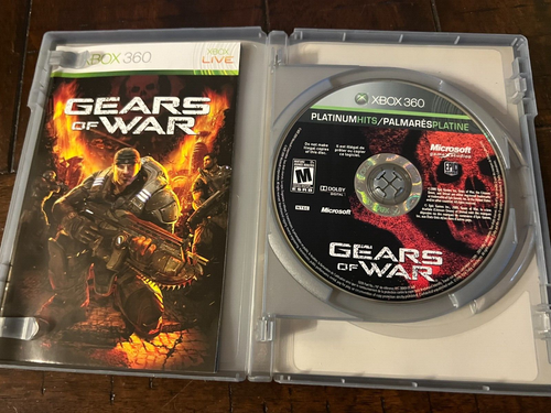 Gears of War: Platinum Hits (Microsoft Xbox 360, 2008) CIB MISSING DISC 2 - Picture 2 of 4