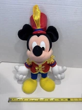 VTG Disney Mickey Mouse Drum Major Free Standing Plush Toy