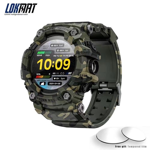 Lokmat Attack GT Outdoor Sport Smartwatch Bluetooth Anrufkompass Taschenlampe - Bild 17 von 20