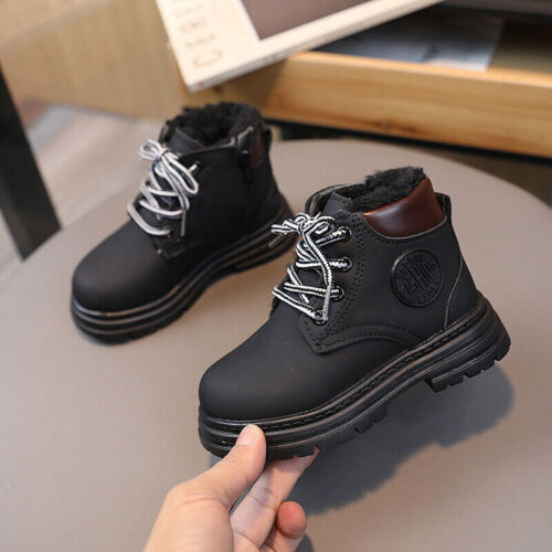 Kinder Schuhe Stiefel Stiefeletten für Jungen Mädchen Boots Warme Winterschuhe - Bild 15 von 33