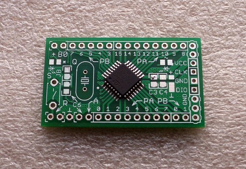 8x Platine für STM32 im LQFP32-Gehäuse (ohne Bauteile) FR4 HALbf Grün - Bild 6 von 12