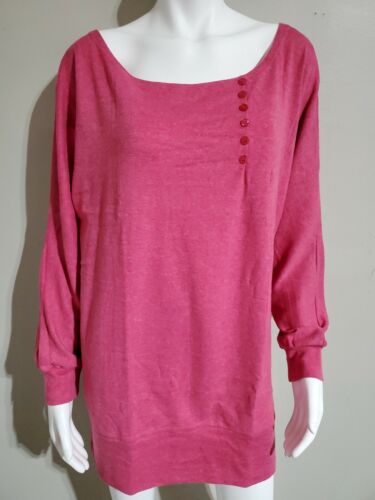 Allegra K Oversize Pullover Pulli/Top rosa ~ Damen Gr. XL (Neu mit Etikett)