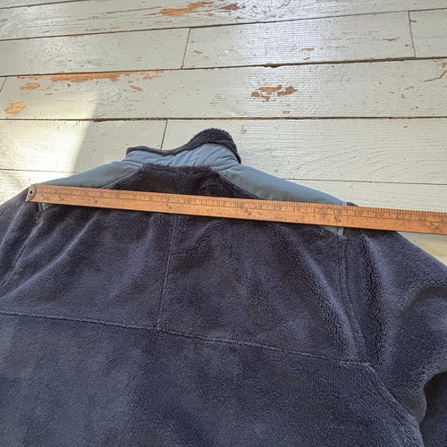 LL Bean Jacke Herren XL Blau 505251 Hochflor Fleece Full Zip Outdoor Wandern - Bild 8 von 9