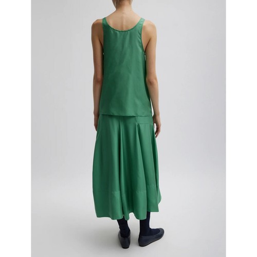 TIBI Silk Habutai Tank Top Damen 2 Green Tea Lightweight Lagenlook NEU - Bild 16 von 16