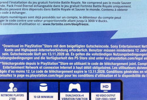 Sony PlayStation 4 PS4,Fortnite: Deep Freeze Bundle,Hülle,PAL,neu - Bild 4 von 5