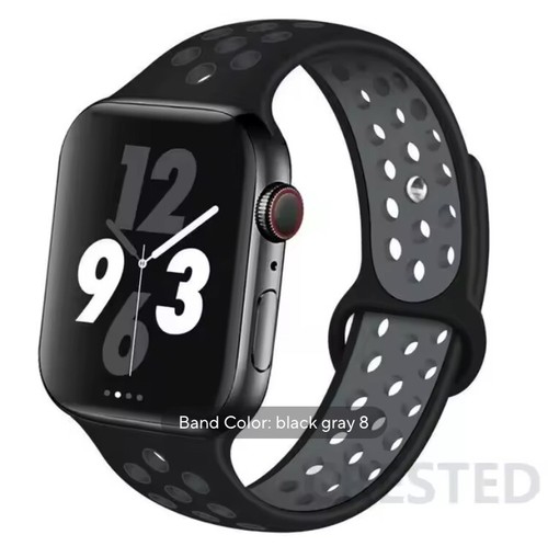 Bracelet Apple Watch style Nike pour 38 40 41 42 44 45 49 mm Apple Watch