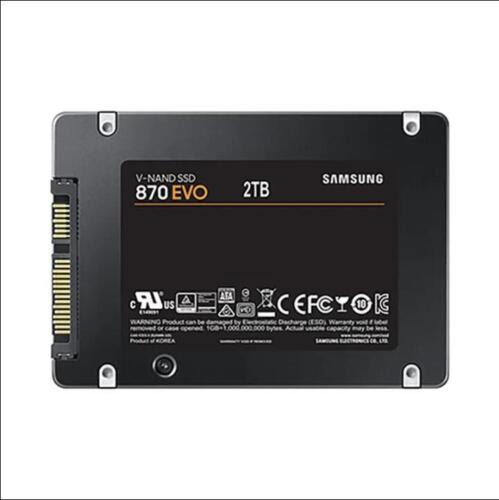 Lot de disques SSD Samsung 2,5" SSD 870 EVO 2 To 1 To 500 Go 250 Go SATA III neufs - Photo 14 sur 14