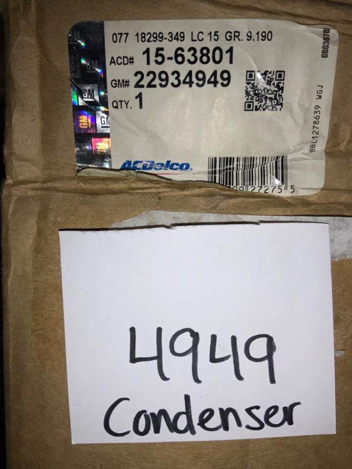 Chevrolet Colorado/GMC Canyon 2015-2018 condensador de aire acondicionado 22934949 OEM Foto 2 de 3