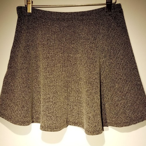 Abercrombie & Fitch Rock SMALL grau ausgestellt Skater Tweed-Look Mini sehr guter Zustand - Bild 8 von 8
