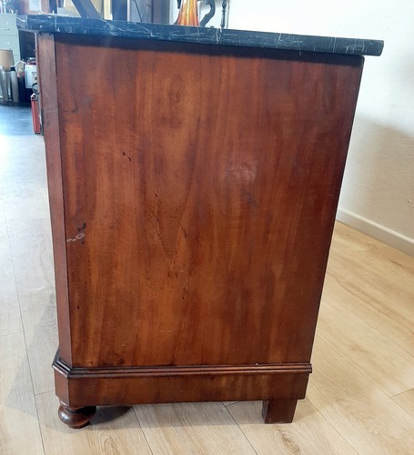 Alte Kommode / Schrank / Dielenschrank / Art Deco / Marmor Platte - Bild 20 von 24