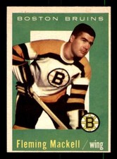 1959 Topps Hockey #19 Fleming Mackell - NM