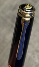 Pelikan M800 Fountain Pen in Green and Black - 18k Extra Fine Nib