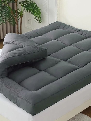 Mattress Topper Thick Cover Back Pain Protector Cooling Comfort Pad Down Filling - Picture 34 of 48